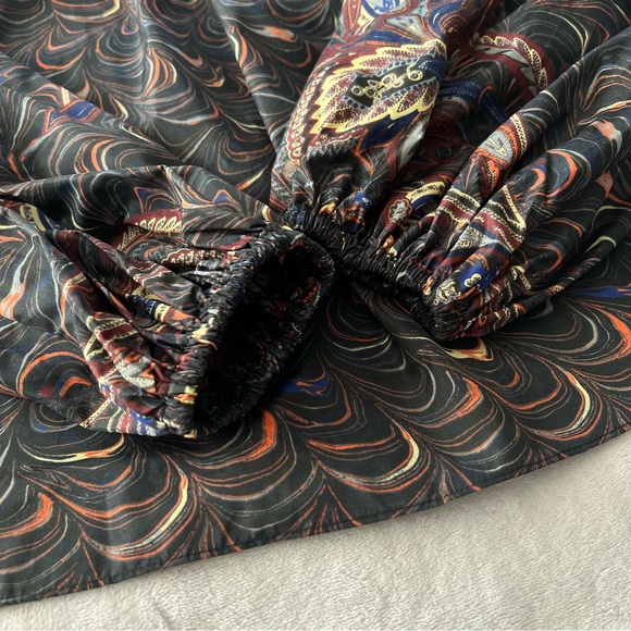 ULLA JOHNSON Lavinia Blouse in Obsidian - Picture 8 of 10